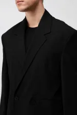 Antioch Siyah-1 Relaxed Fit Erkek Blazer Ceket Antioch Siyah-1 Relaxed Fit Erkek Blazer Ceket