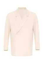 Blazer homme Antioch blanc cassé à double boutonnage avec poches dissimulées