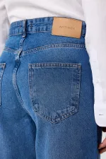 Antioch Açık Mavi Yüksek Bel Relaxed Fit Erkek Kot Pantolon