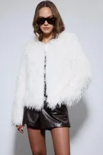 Antioch Ekru Suni Kürk Mont