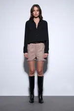 Antioch Siyah Premium Kadın Gömlek