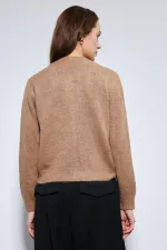 Gilet Antioch Beige à texture douce