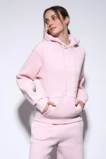 Antioch Pink Hooded Basic Women's Sweatshirt
