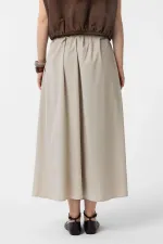 Antioch Bej Pilili Kadın Midi Etek