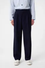 Antioch Lacivert Baggy Fitilli Erkek Pantolon