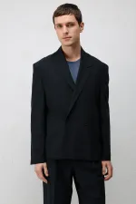 Antioch Navy Relaxed Fit Men's Blazer Jacket