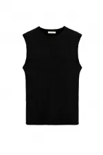 Antioch Siyah Dokulu Erkek Kolsuz T-Shirt Antioch Siyah Dokulu Erkek Kolsuz T-Shirt
