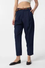 Antioch Lacivert Pensli Kadın Pantolon