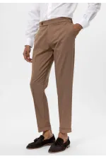 Antioch Koyu Vizon Yüksek Bel Regular Fit Erkek Pantolon