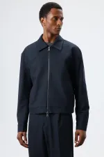 Antioch Lacivert Çizgili Mevsimlik Erkek Mont