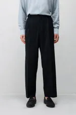 Costume rayé Antioch Navy coupe décontractée pour homme