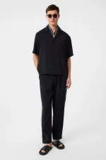 Antioch Black Apache Collar Modal Fabric Men's Shirt