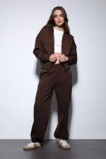 Antioch Coffee Zip-Up Hooded Women's Sweatshirt