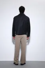 Antioch Siyah Crop Fit Erkek Trençkot Antioch Siyah Crop Fit Erkek Trençkot