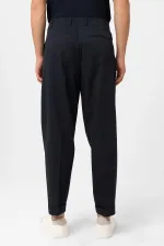 Antioch Lacivert Yüksek Bel Straight Fit Erkek Pantolon