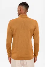 Antioch Tütün Tam Boğazlı Erkek Triko