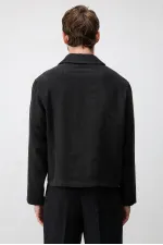 Veste d'été Antioch en mélange de lyocell noir