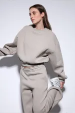 Antioch Light Mink Basic Women's Sweatshirt