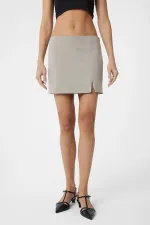 Mini-jupe fendue Antioch Stone pour femme
