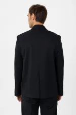 Antioch Lacivert Relax Fit Erkek Blazer Ceket