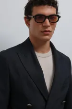 Veste blazer homme Antioch bleu marine non doublée à double boutonnage