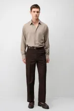 Antioch Koyu Kahve Straight Fit Erkek Pantolon