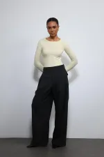 T-shirt basique jaune à manches longues Antioch