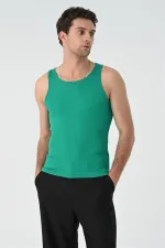 Débardeur homme Antioch vert canard coupe slim