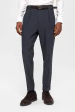 Antioch Indigo Belted Double Hem Trousers