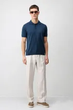 Antioch İndigo Comfort Slim Polo Yaka Erkek Triko T-Shirt