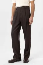 Antioch Coffee Linen Blend Men's Baggy Pants