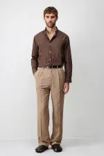 Antioch Kahve Relax Fit Erkek Gömlek
