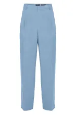 Antioch Mavi Yüksek Bel Pileli Baggy Erkek Pantolon