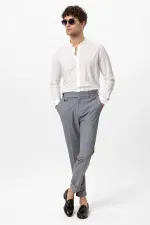 Antioch White Men's Long-Sleeve Shirt