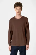 Antioch Kahve Relaxed Fit Basic Erkek T-Shirt