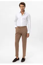 Antioch Koyu Vizon Yüksek Bel Regular Fit Erkek Pantolon