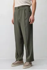 Pantalon pour homme Antioch en tissu modal kaki