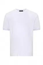 T-shirt Antioch blanc à col rond pour homme