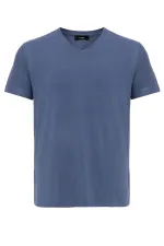 Antioch İndigo Basic V Yaka Erkek T-Shirt
