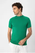 Antioch Yeşil Bisiklet Yaka Triko T-Shirt