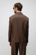 Antioch Coffee Relaxed Fit Men's Blazer Jacket