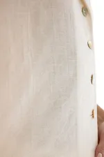 Antioch Ekru Gömlek Şort Kadın Takım