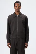 Antioch Açık Kahve Çizgili Mevsimlik Erkek Mont