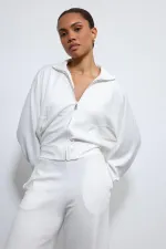 Ensemble de survêtement rayé à jambes larges Antioch Off-White