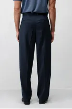 Antioch Navy Relaxed Fit Men's Trousers