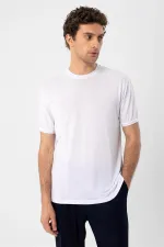 T-shirt Antioch blanc à col rond pour homme