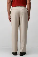 Antioch Bej Relaxed Fit Erkek Pantolon