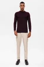 Antioch Mürdüm Yarım Boğazlı Erkek Triko