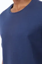 Antioch Lacivert Regular Fit Basic Erkek T-Shirt