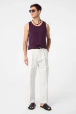 Débardeur basique Antioch rouge bordeaux pour homme